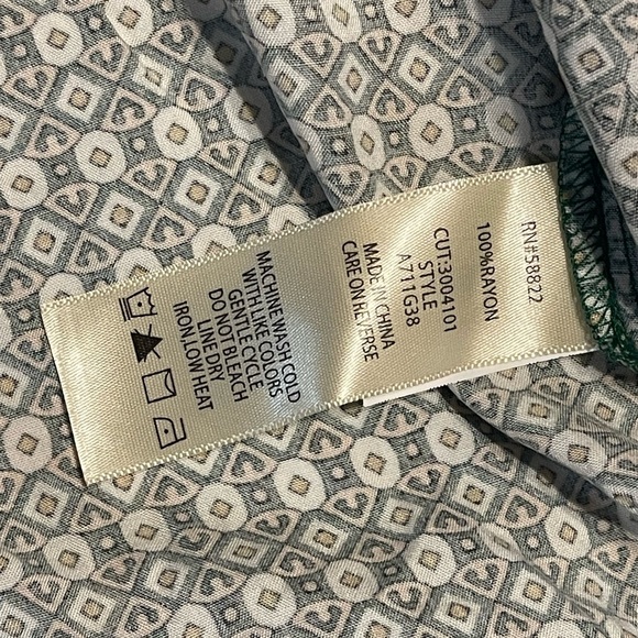 Max Studio Geometric green and white - Picture 6 of 8